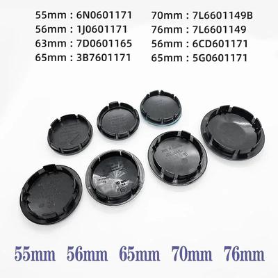 4 pièces/set 56mm/65mm/66mm Style de Voiture Cache-moyeu de Roue Cache-moyeux Badges Accessoires Pour VW Volkswagen Golf 3B7601171 5G0601171
