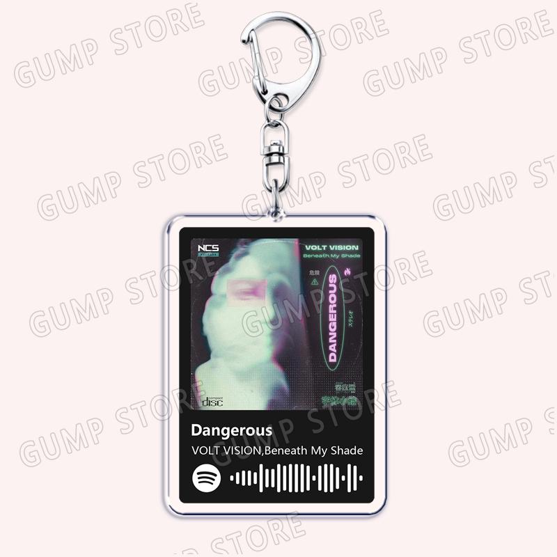 Alien Stage Musik Lieder Schlüsselanhänger für Frauen Zubehör Tasche Herrscher meines Herzens Cure Black Sorrow Schlüsselanhänger Schmuck Fans Freund Geschenke