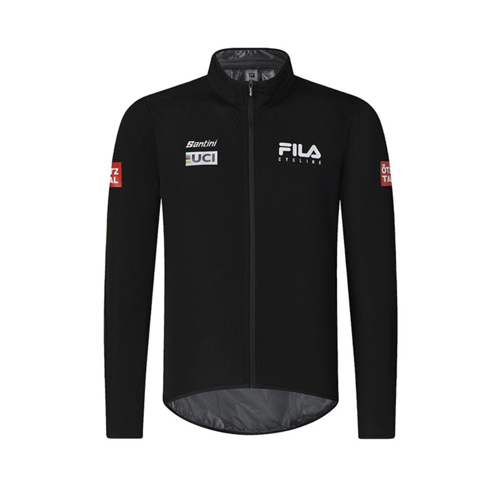 

New FILA CYCLING Knitwear Men s Pitch Black A11U528501F-BK 185/104A/XXL