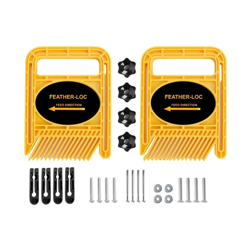 Feather Loc Board Double Featherboards Miter Gauge Slot Woodworking Tool for Engraving Machine Circular Handsaw Table