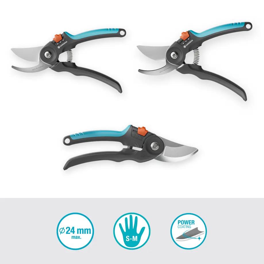 Gardena Premiumcut Flex Bypass Secateurs 12242-20 For Branches 24Mm
