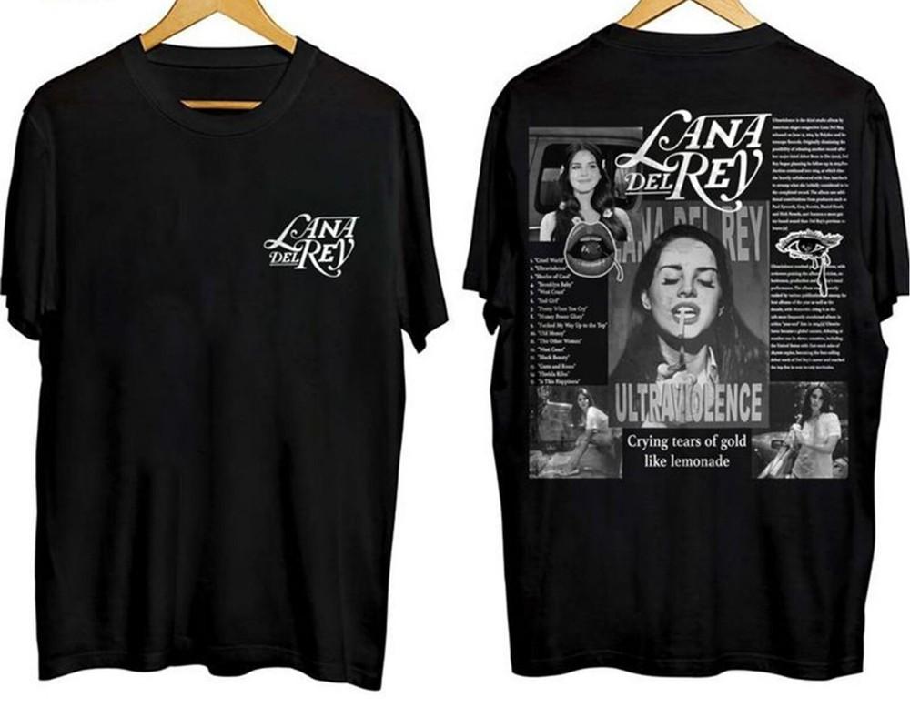 

Lana Del Rey Album Ultraviolence Pop Star Indie Unisex T Shirt, Gifts for Fan XL