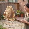 Teardrop Shaped Hanging Butterfly Feeder Natural Shelter Butterfly Habitat Shelter  Yard Decor