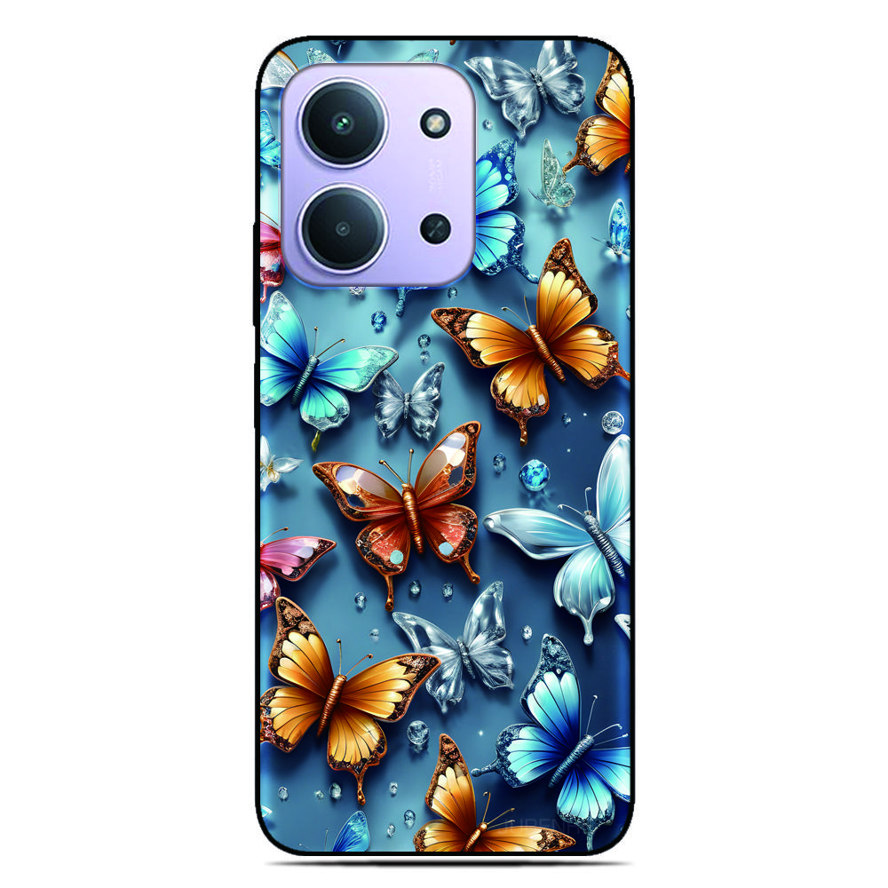 

Дизайн Бабочка Чехол Для Xiaomi 17 Pro Max Poco C85 C65 C71 F8 Ultra M7 M4 Redmi K90 A5 15 15C 5G 13C 12C 10C 4G Чехол Для Телефона For Poco C85 4G