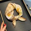 Brand 100% Natural Silk Scarf Women Neck Hair Foulard Square Headband Scarves Bandana Fashion New Small Hijab Scarves Pashmina