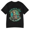 Funny Save The Planet Kill All Humans Robot Graphic Print T Shirt Women Fashion Summer Short Sleeve Tshirt Clothing
