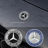 3D ABS Car Front Hood Bonnet Emblem Decoration Stickers Mercedes Benz AMG A B C M S R Class CLA GLB W108 W124 W126 W140 W168 NEW