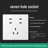 Gongniu 86-Type 7-Hole Wall Socket