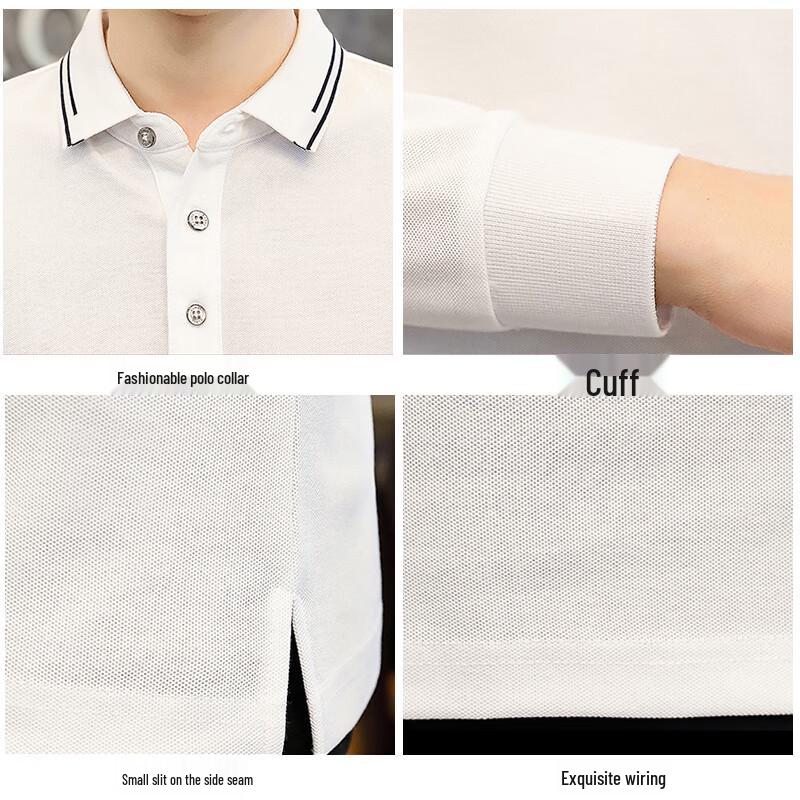 Jeanswest Men's Long Sleeve Polo Shirt