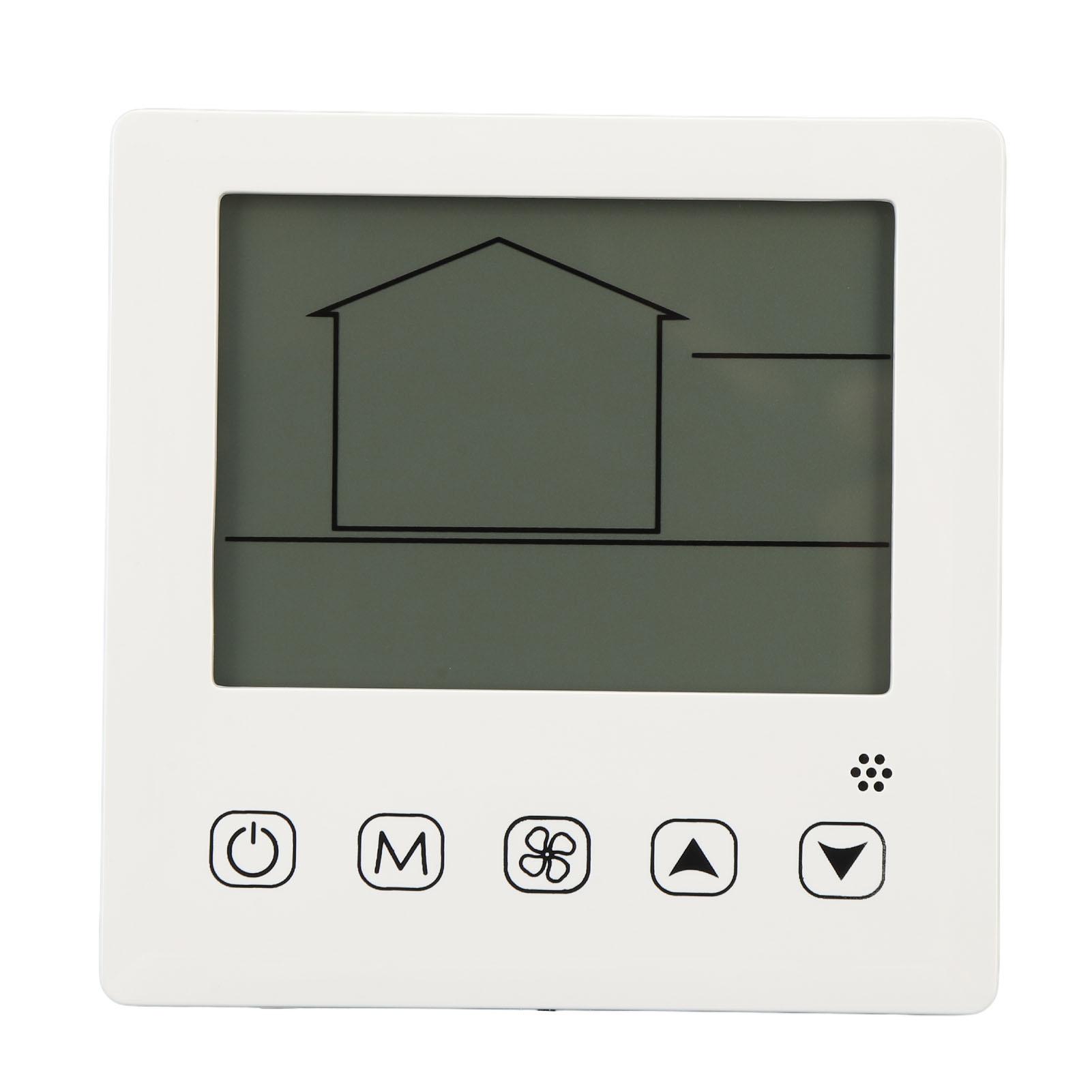 

Air Conditioner Thermostat Clear LCD Display Temperature Humidity Detection Air Conditioning Control Panel 220V