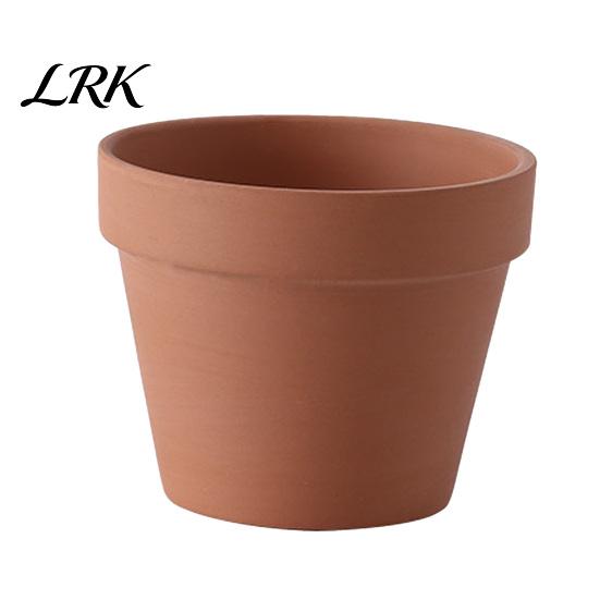 Terracotta Flowerpot Flowerpot, Clay Plant Pot with Drainage Hole, Porous Indoor Outdoor Planter for Plants Succulents Cacti Herbs Crack Resistant