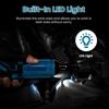 Set di chiavi a cricchetto senza fili, Avvitatore a cricchetto elettrico 12V con velocità 400 RPM, 7 bussole, 2 batterie agli ioni di litio da 1200 mAh e luce LED, Compatto