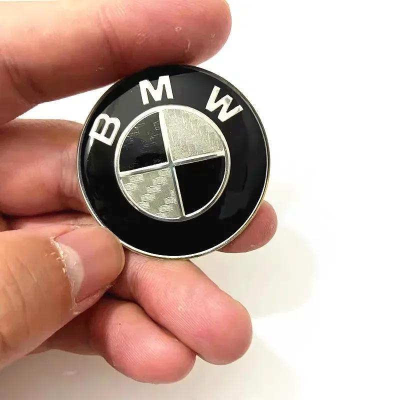 2025 Hot 1Pcs 46mm Car Steering Wheel Badge Emblem Sticker For All BMW Series E36 E46 E53 E90 E60 E61 E93 E87 X1 X3 X5 X6 F30 F2