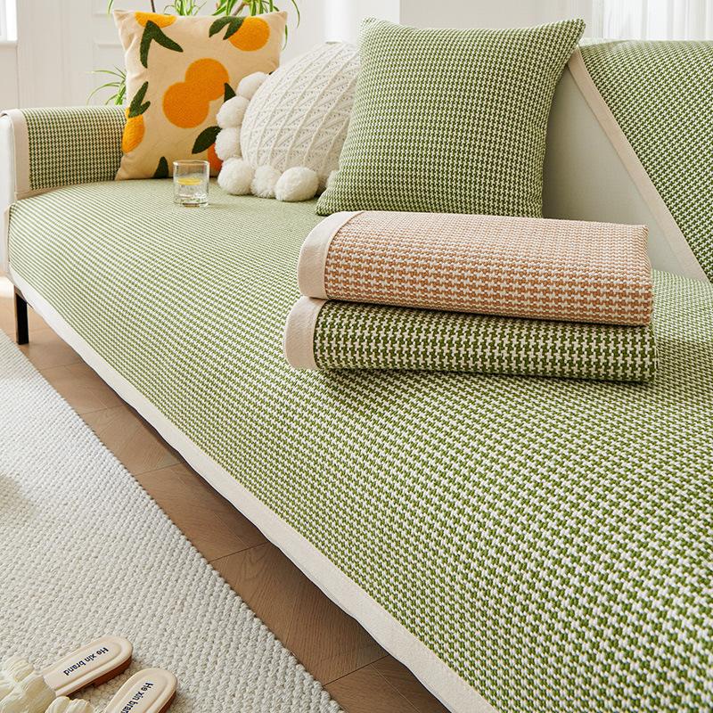 Sofa Cushion, Universal All Season, Anti Slip Fabric, Linen Coarse Fabric, Modern and Simple Cover, Backrest Cover, Cloth Towel, Seat Cushion