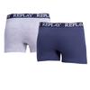 Replay Mens Melange Boxer Shorts (Pack of 2)