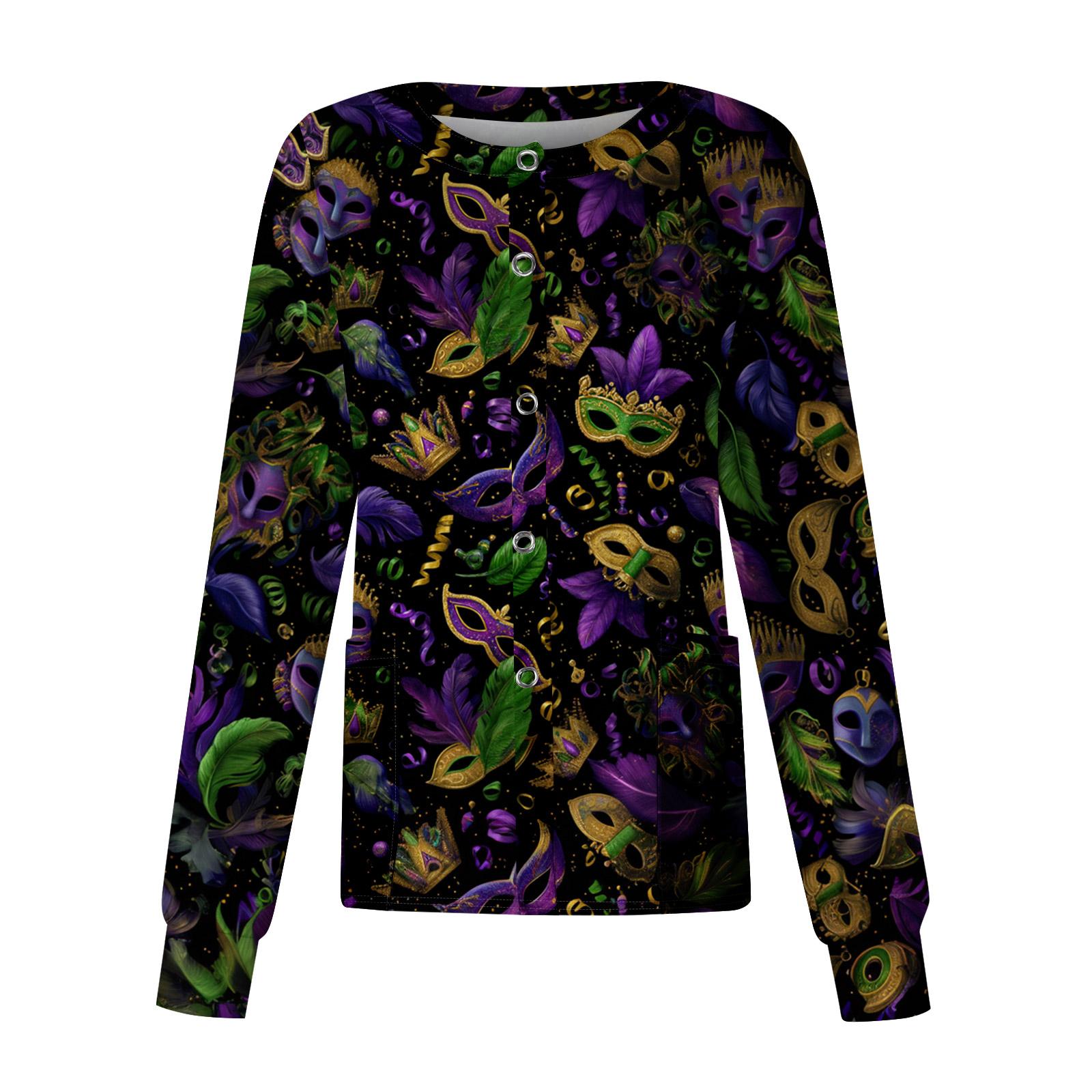 

Женский повседневный топ с длинным рукавом, на одной пуговице, с принтом, быстросохнущий XXL чёрный