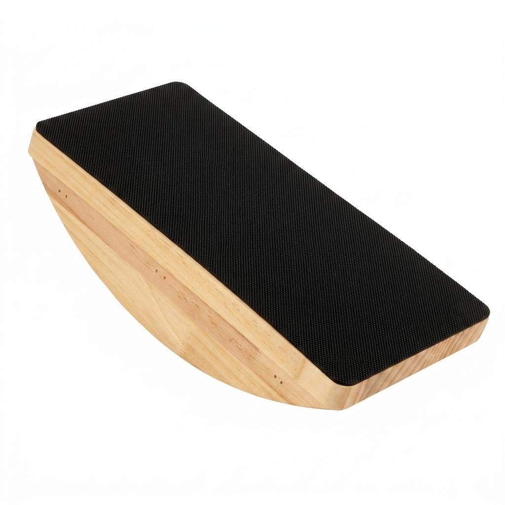 Wooden-Yoga Balance Board Non Slip Fitness Platform for Home Outdoor Training