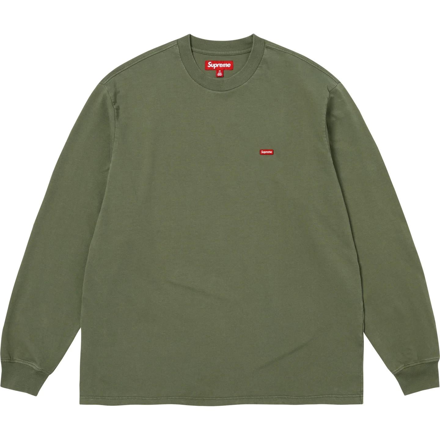 Supreme Small Box L/S Tee (26SS) Dark Olive S