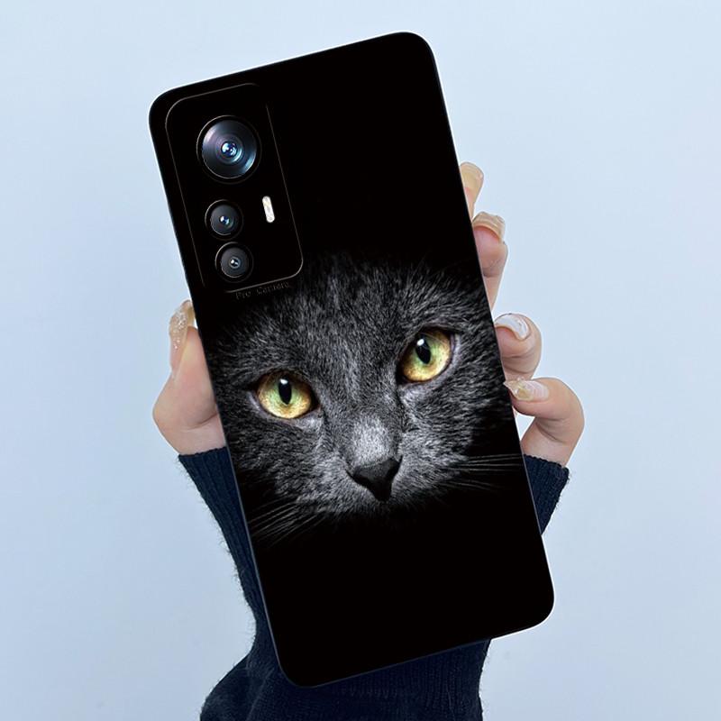 For Xiaomi 12 Lite 12T Phone Case Fashion Simplicity Oil Painting Cover Soft Liquid Silicone Shell For Xiaomi Mi 12T Pro Fundas