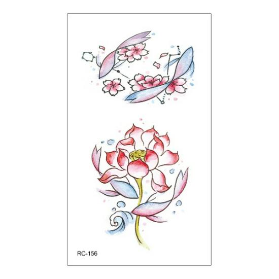 Waterproof Gradient Color Cartoon Temporary Tattoos for Men & Women