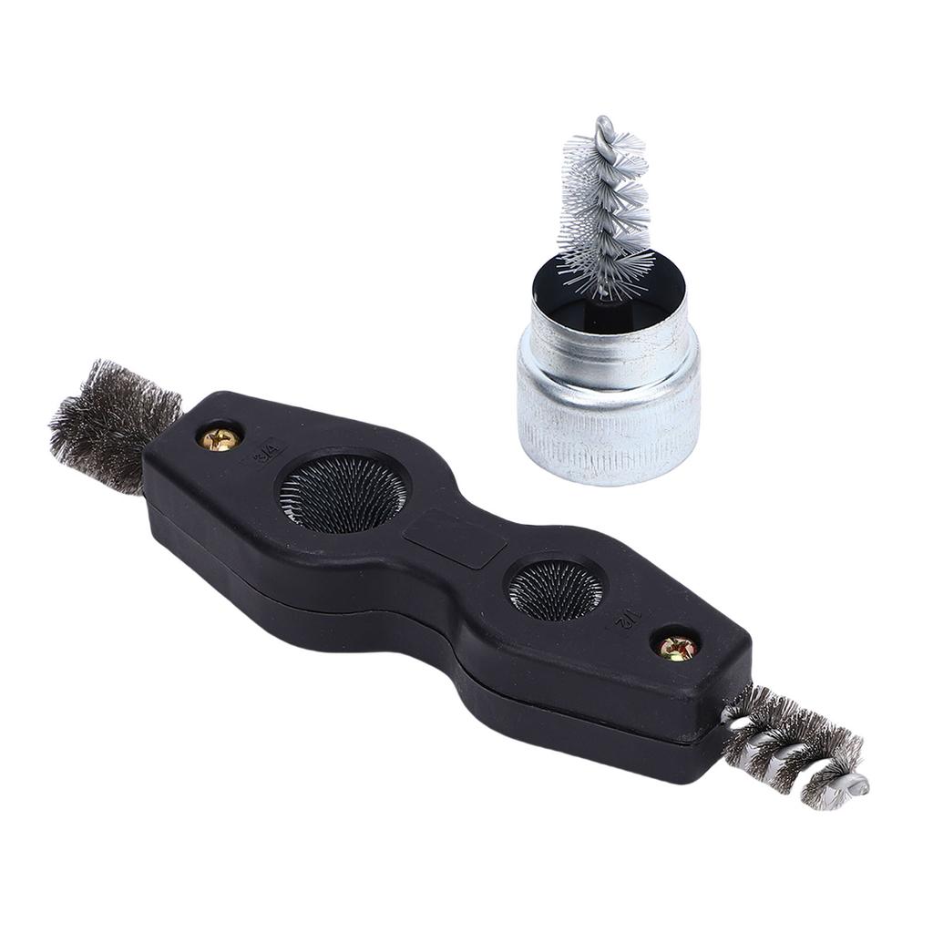 4 in 1 Car Battery Cleaning Brush Steel Copper Pipes Cleaner Brush with Battery Terminal Cleaner for Automotive and