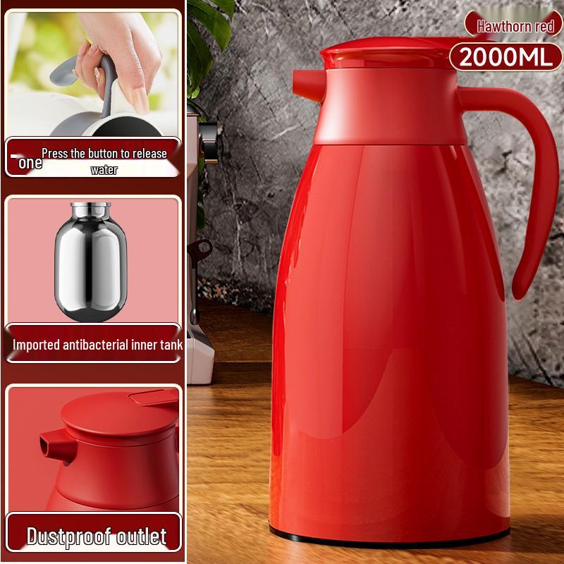 

Термочайник из термоизолированного стекла - Большой объем, термос для общежития