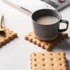 Natural Wooden Cookie Coasters Reusable Anti-skidding and Heat-resistant Coffee  Pad Drink Cup Mat Kitchen Home Tableware