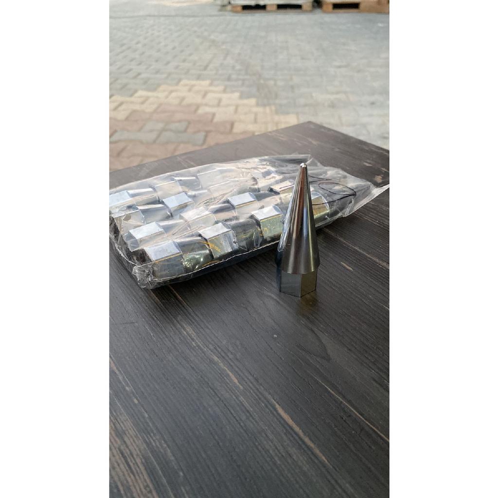 Špičatý odstraňovač krytu náboje kola Chrome 17 mm