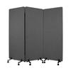 3-Panels Freestanding Partition Room Dividers New Folding Room Divider Folding Portable Partition Screens for Dorm Studio Office