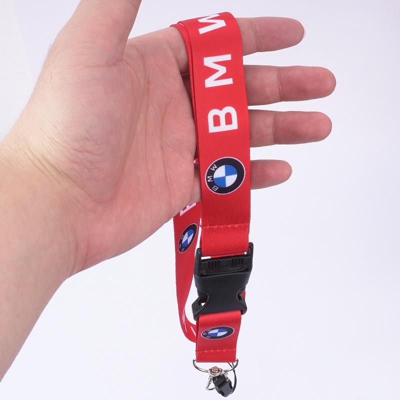 QDSY1 Gift Pendant Keychain Neck Strap Lanyard Motorcycle Car Mobile Phone Keychain Accessory For BMW F30 F10 E90 F20 E46 E60 E70 E39