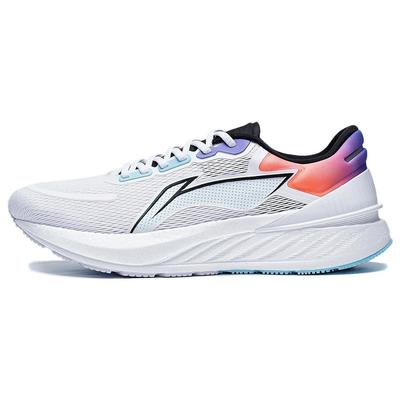 Li Ning Yue Ying 2.0 Lace-Up Round Toe Fabric Synthetic Leather Non-Slip Wear-Resistant Breathable Low-Top Running Shoes Men Sneakers ARHT001-9