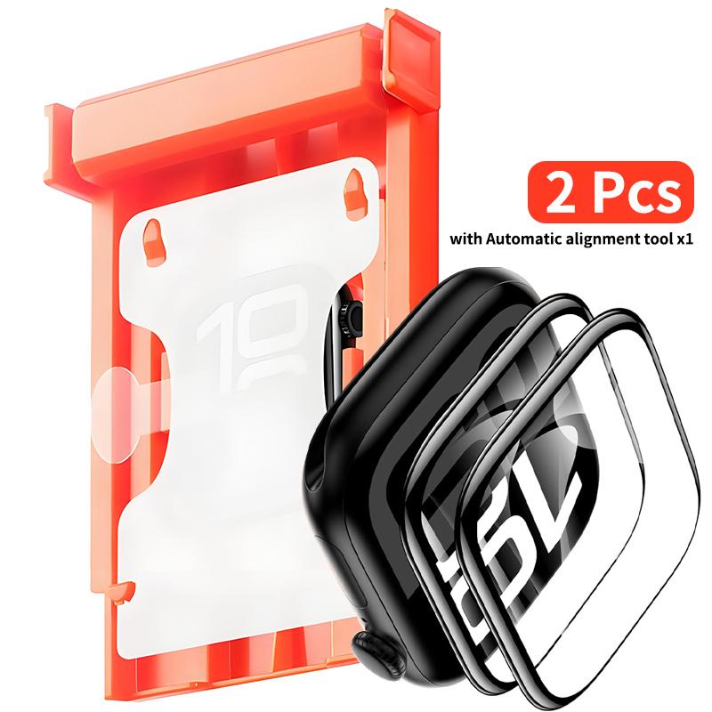 Full Curved Screen Protector For Watch Ultra 3 49MM Not Glass Protective For Iwatch Series 10 11 9 8 7 6 5 SE 46MM 41 45MM