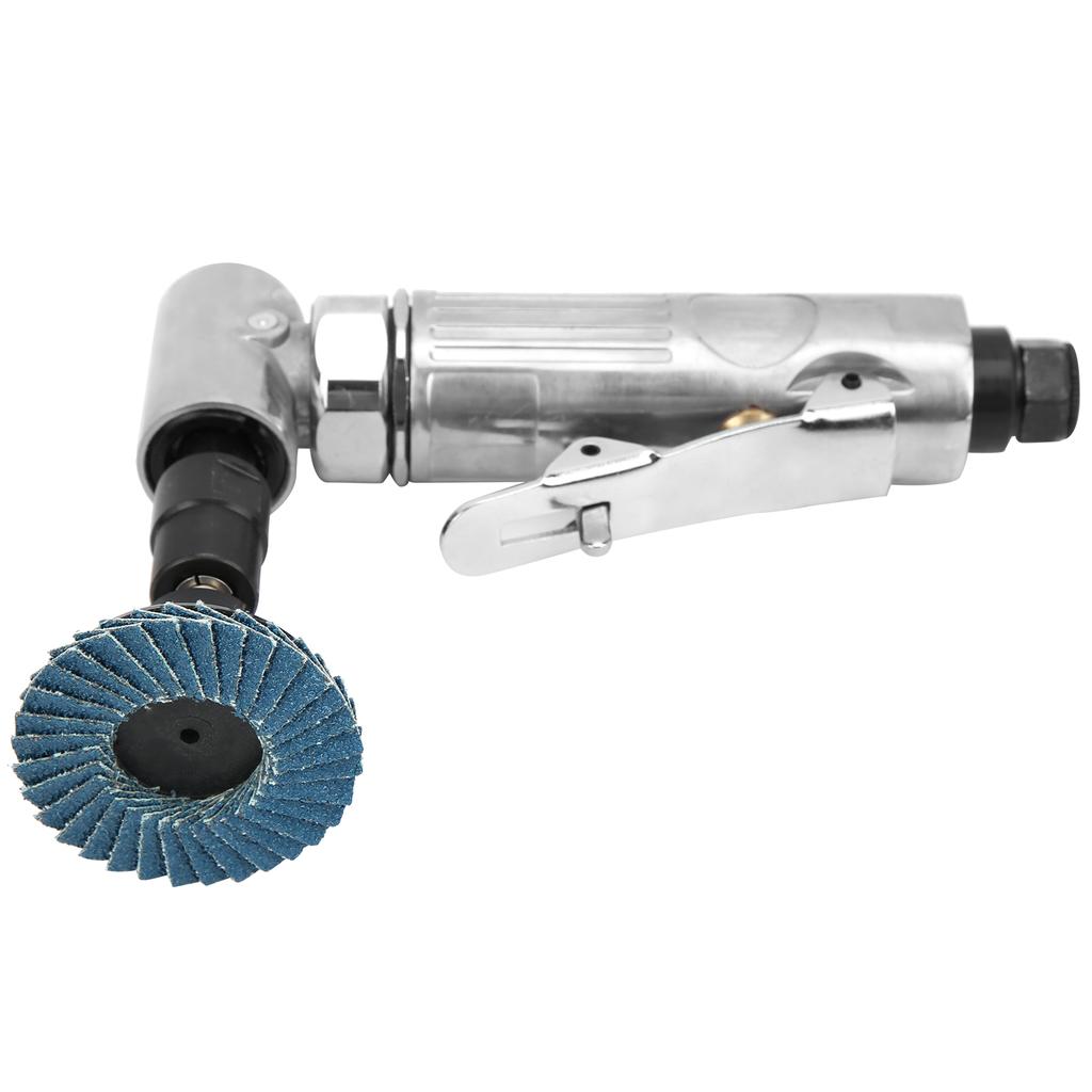 Engraving Machine 90 degrees Bend Angle Pneumatic Grinding Polishing Tool with Emery Disk ‑315BS