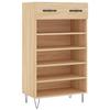 VidaXL Shoe Cabinet Sonoma Oak 60x35x105cm Engineered Wood 829607