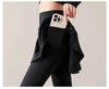 Women's Autumn/Winter 2025 Casual Tennis & Badminton Set with Long Sleeve Top, Yoga Skirt, and Pants.