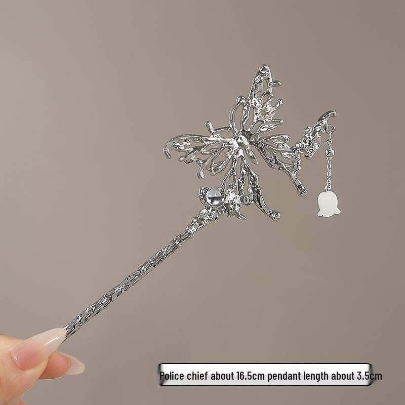Vintage Chinese Style Hairpin for Updos - Elegant Retro Hair Stick with Tassel for Qipao