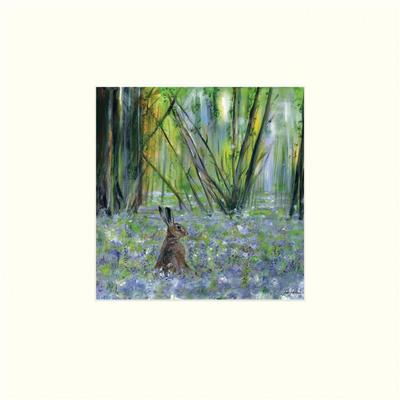 Estampa de lebre de primavera Julia Pankhurst