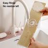 Durable Foldable Faucet Drain Pad Silicone Splash Proof Faucet Mat Faucet Water Catcher Mat Bathroom/Kitchen Accessories
