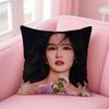 Popular fashion Elegant Chinese actress LLi Qin Cushion Cover Pillow Case Soft Friendly Fabric  Concealed Zipper