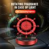 Car Solar Automatic Rotating Air Freshener Diffuser Car Interiors Dashboard Perfume Decoration To Remove Odor Auto Accessories