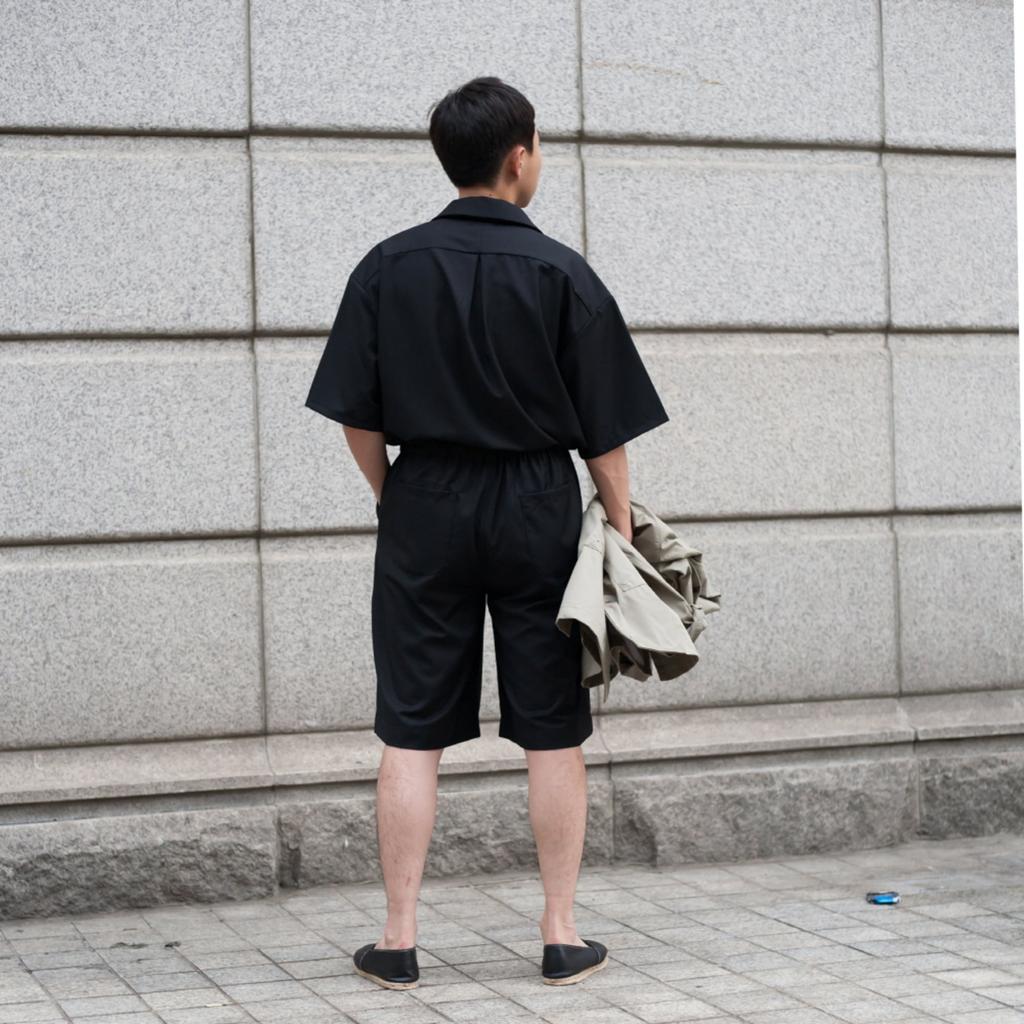 EASE Warp Tr Ss Shirt_Black