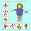 Fidgets Toy Transform WackyTrack Spinner Interactive Stress Relief Toy Finger Gyro for Autistic Children Birthday Gift