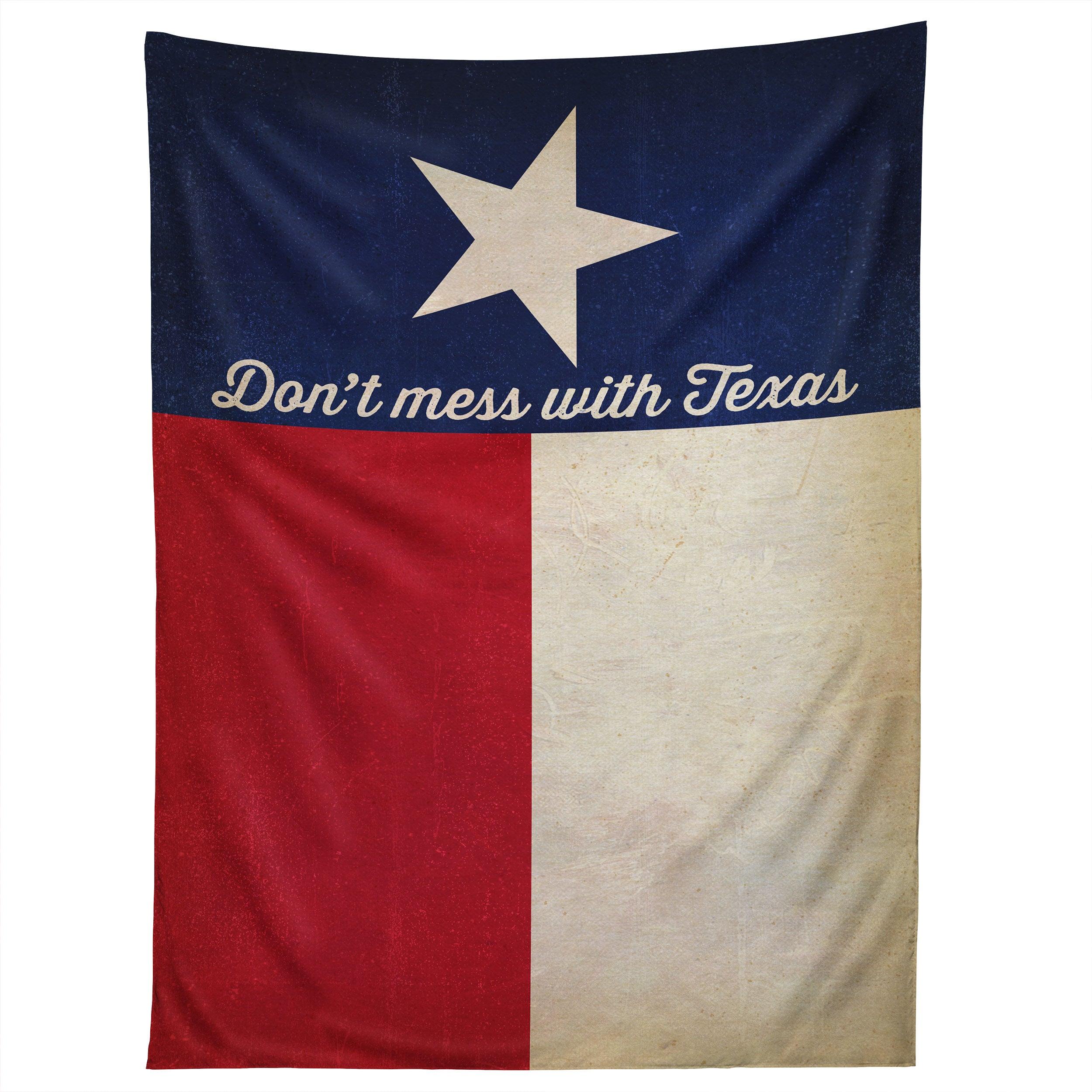 DONT MESS WITH TEXAS FLAG tapestry 75x100