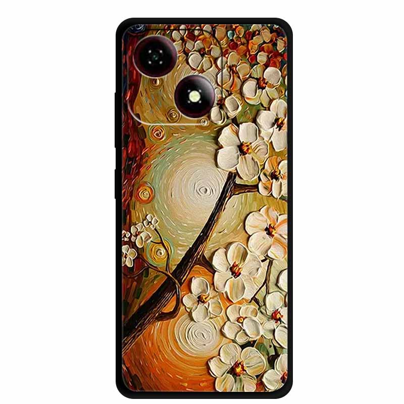

Case For ZTE Blade A35e Global Soft Silicone Phone Cases for ZTE Blade A35 E Dustproof Back Cover Moon Wolf Coque for ZTE A35E -Blade A35e Global