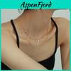 Stunning Sparkling Choker a Doppio Strato in Acciaio Titanio per Donne Moda