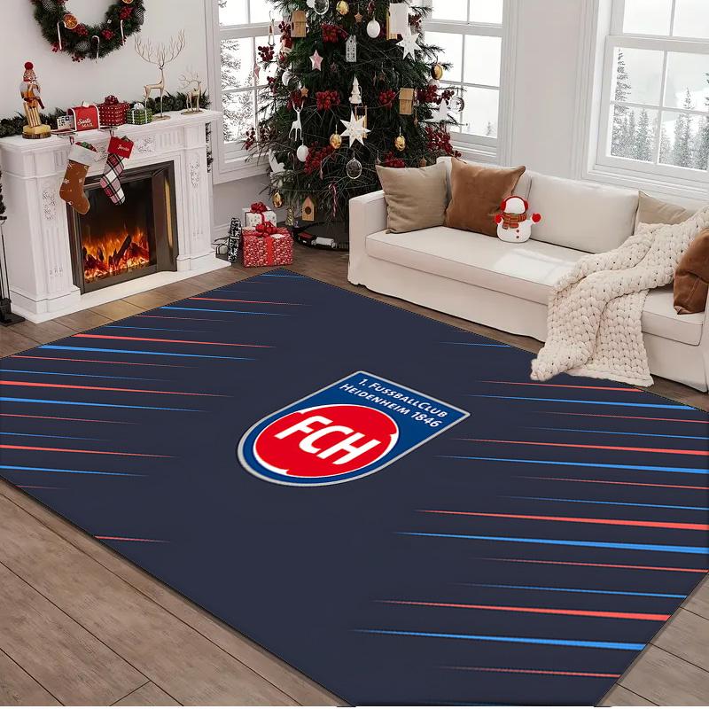 1 Stück Teppich Heidenheim Wappen Teppich, Stuhlmatte, Läufer für Büro Schlafzimmer Wohnzimmer Schlafzimmer, Fußmatten-Dekor Weihnachts-Fächer-Geschenke