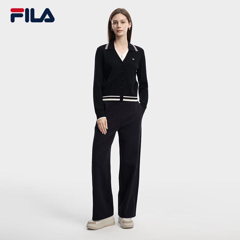 Fila Women's Knitted Straight-Leg Casual Pants