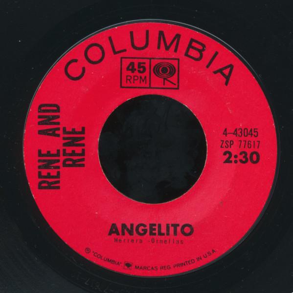 

7inch Record RENE & RENE - Angelito / Write Me Soon 443045 Columbia 1964 US Rock Used