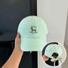 Sunshade Plaid Straps Versatile Cute Peaked Caps Fashion Casual New Women Cartoon Embroidered Letters Sausage Dog Baseball Hats