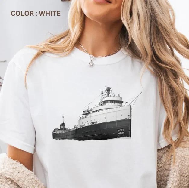 Never Forget Shirt, Edmund Fitzgerald tShirt 4XL